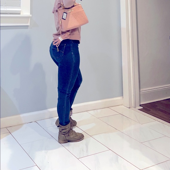 New BEBE Stud Micro Shopper Crossbody Purse Shoulder Bag - Picture 9 of 10